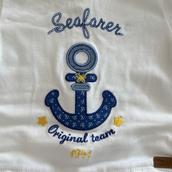 New Mayoral Short and Shirt Baby Boy One Piece Romper - Picture 2 of 5